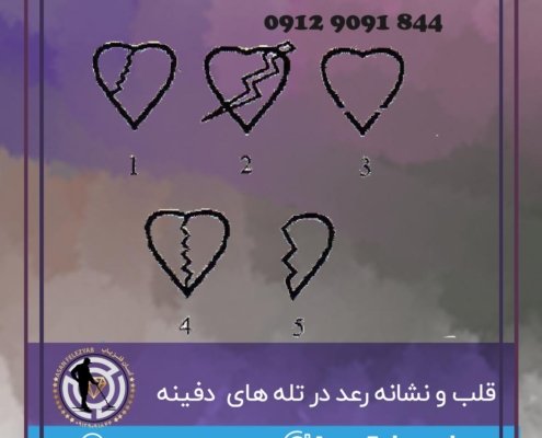 نشانه قلب در دفینه یابی